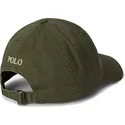 grune-verstellbare-curved-cap-mit-beigem-logo-cotton-chino-classic-sport-von-polo-ralph-lauren