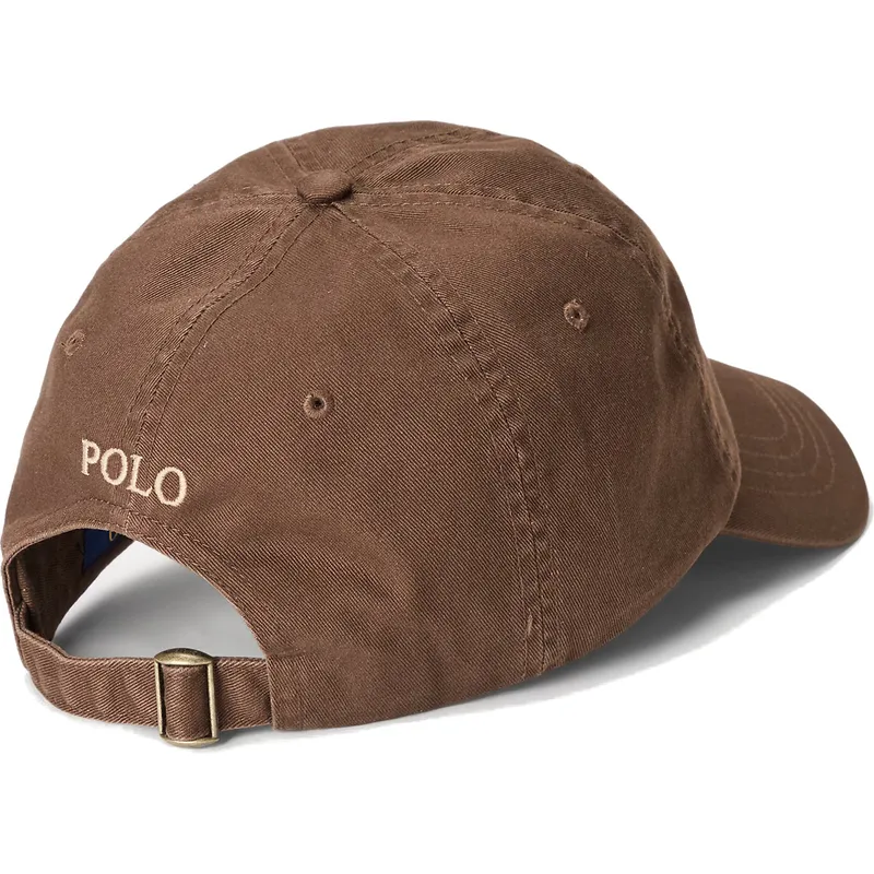 dunkelbraune-verstellbare-gebogene-kappe-cotton-chino-classic-sport-von-polo-ralph-lauren