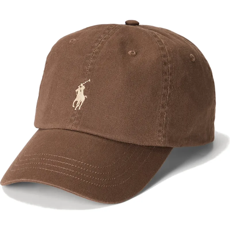 dunkelbraune-verstellbare-gebogene-kappe-cotton-chino-classic-sport-von-polo-ralph-lauren