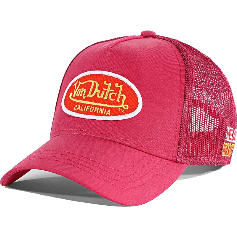 casquette-trucker-rose-poly13-von-dutch