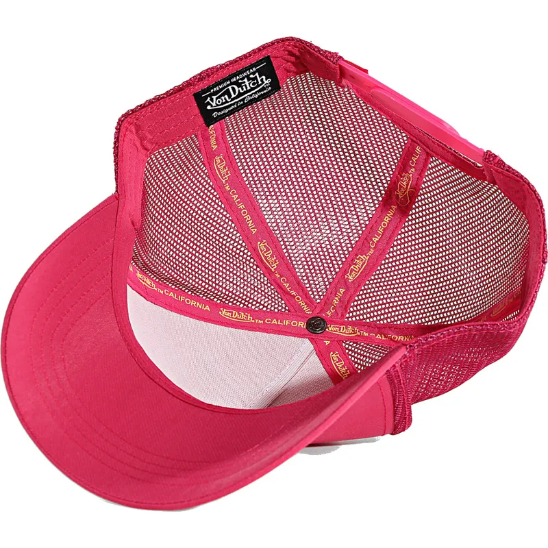 casquette-trucker-rose-poly13-von-dutch