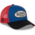 trucker-cap-blau-rot-und-schwarz-terry14-von-von-dutch