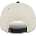 beige-und-schwarze-gebogene-snapback-kappe-9fifty-a-frame-classic-der-vegas-golden-knights-nhl-von-new-era