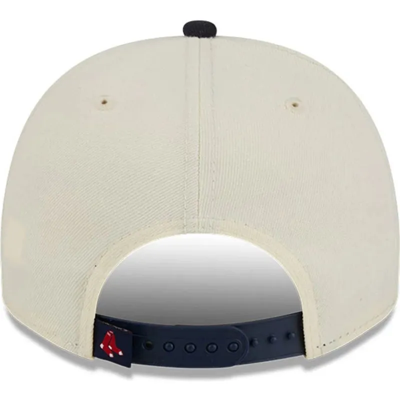 beige-und-schwarze-gebogene-snapback-kappe-9fifty-a-frame-classic-der-boston-red-sox-mlb-von-new-era beige-und-schwarze-gebogene-snapback-kappe-9fifty-a-frame-classic-der-boston-red-sox-mlb-von-new-era