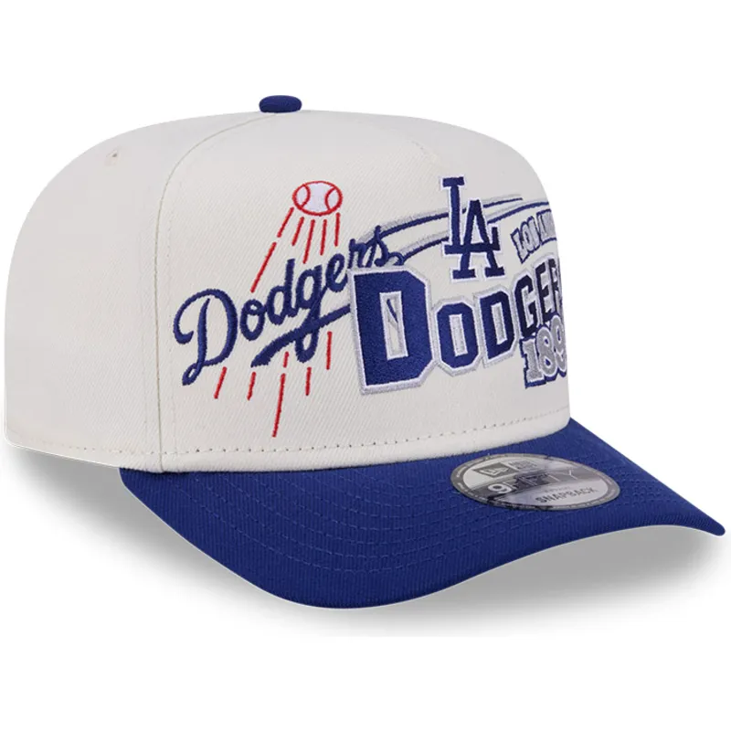 beige-und-blaue-gebogene-snapback-kappe-9fifty-a-frame-classic-der-los-angeles-dodgers-mlb-von-new-era beige-und-blaue-gebogene-snapback-kappe-9fifty-a-frame-classic-der-los-angeles-dodgers-mlb-von-new-era