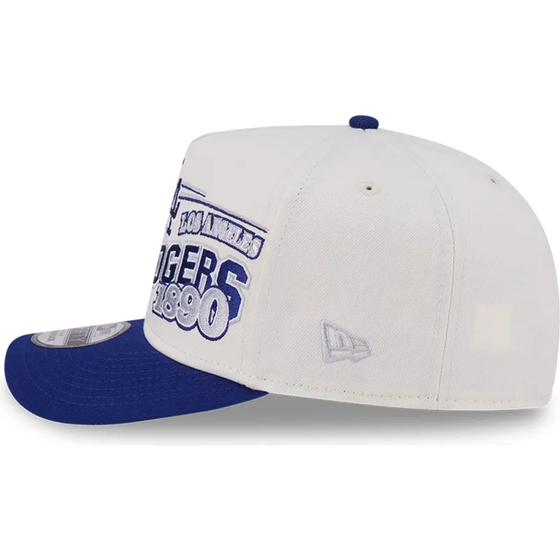 beige-und-blaue-gebogene-snapback-kappe-9fifty-a-frame-classic-der-los-angeles-dodgers-mlb-von-new-era beige-und-blaue-gebogene-snapback-kappe-9fifty-a-frame-classic-der-los-angeles-dodgers-mlb-von-new-era