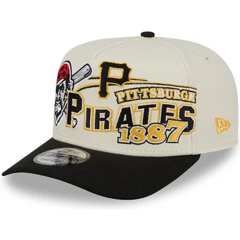 Mützen gebogen beige snapback 9FIFTY A Frame Classic der Pittsburgh Pirates MLB von New Era