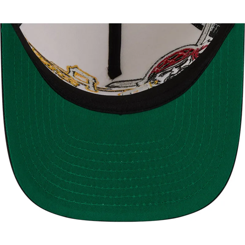beige-und-schwarze-gebogene-snapback-kappe-9fifty-a-frame-classic-der-pittsburgh-pirates-mlb-von-new-era beige-und-schwarze-gebogene-snapback-kappe-9fifty-a-frame-classic-der-pittsburgh-pirates-mlb-von-new-era