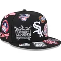 schwarze-enganliegende-59fifty-flat-cap-all-over-logos-der-chicago-white-sox-mlb-von-new-era