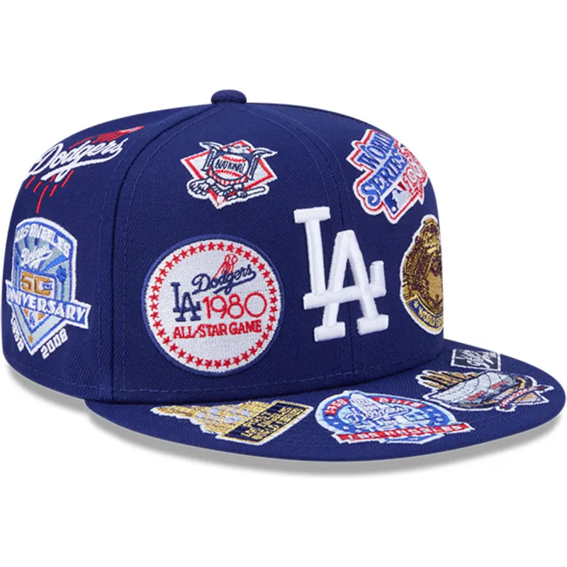 casquette-plate-bleue-ajustee-59fifty-all-over-logos-los-angeles-dodgers-mlb-new-era