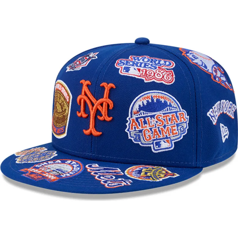 flache-blaue-angepasste-59fifty-all-over-kappe-der-new-york-mets-mlb-von-new-era flache-blaue-angepasste-59fifty-all-over-kappe-der-new-york-mets-mlb-von-new-era