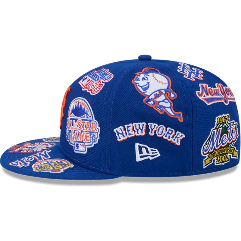 flache-blaue-angepasste-59fifty-all-over-kappe-der-new-york-mets-mlb-von-new-era flache-blaue-angepasste-59fifty-all-over-kappe-der-new-york-mets-mlb-von-new-era