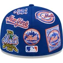 flache-blaue-angepasste-59fifty-all-over-kappe-der-new-york-mets-mlb-von-new-era