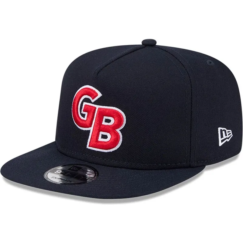 casquette-plate-bleue-marine-snapback-9fifty-a-frame-great-britain-2026-world-baseball-classic-new-era