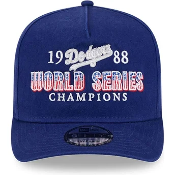 Mützen gebogen blau snapback 9FIFTY A Frame Historic der Los Angeles Dodgers MLB von New Era