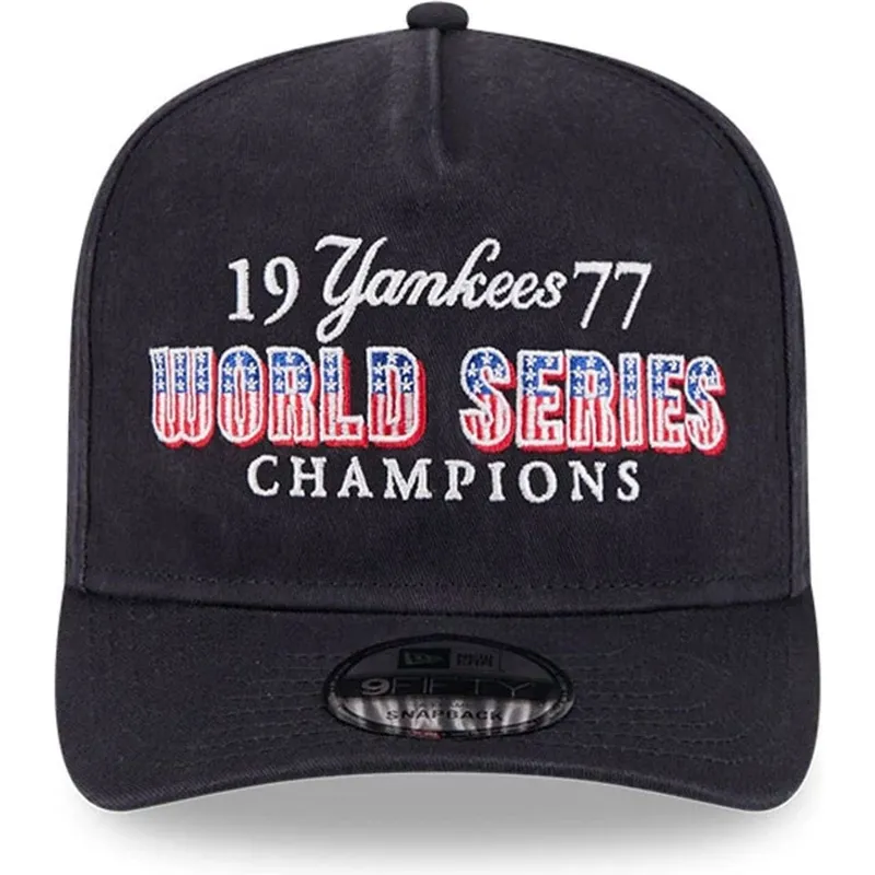 casquette-plate-bleue-marine-snapback-9fifty-a-frame-historic-new-york-yankees-mlb-new-era