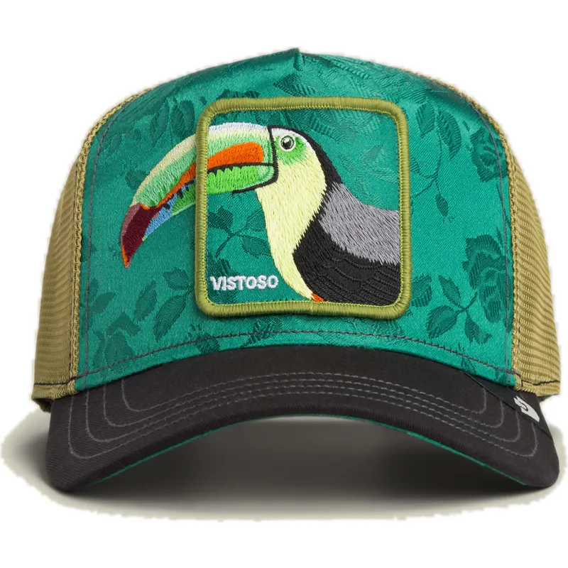 trucker-kappe-grun-tukan-vistoso-belize-toucan-the-farm-von-goorin-bros trucker-kappe-grun-tukan-vistoso-belize-toucan-the-farm-von-goorin-bros