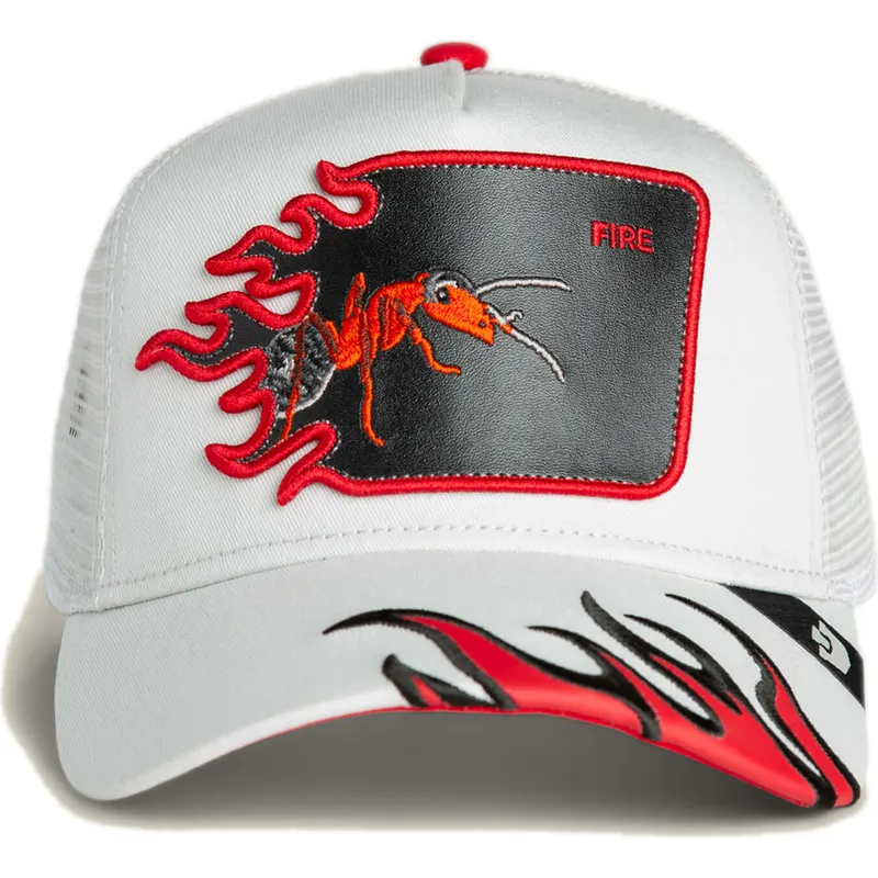 weisse-trucker-kappe-ameise-fire-flames-the-farm-von-goorin-bros