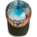 mehrfarbige-trucker-kappe-skorpion-deadly-scorpion-in-the-element-the-farm-von-goorin-bros