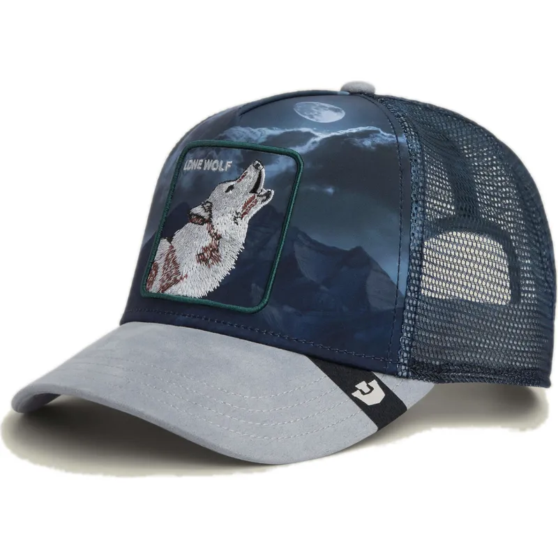 mehrfarbige-trucker-kappe-wolf-lone-wolf-in-the-element-the-farm-von-goorin-bros