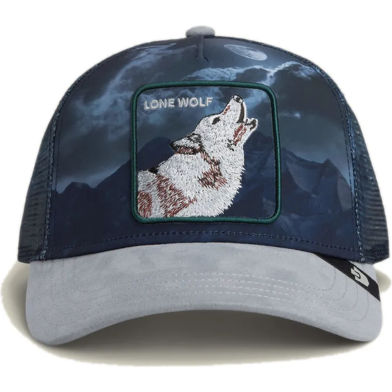 mehrfarbige-trucker-kappe-wolf-lone-wolf-in-the-element-the-farm-von-goorin-bros