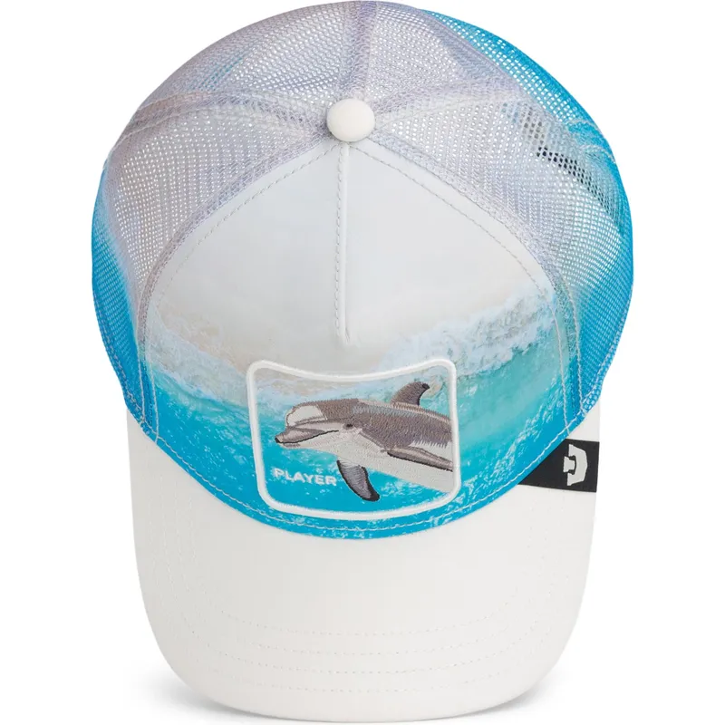 mehrfarbige-trucker-kappe-delfin-player-dolphin-in-the-element-the-farm-von-goorin-bros