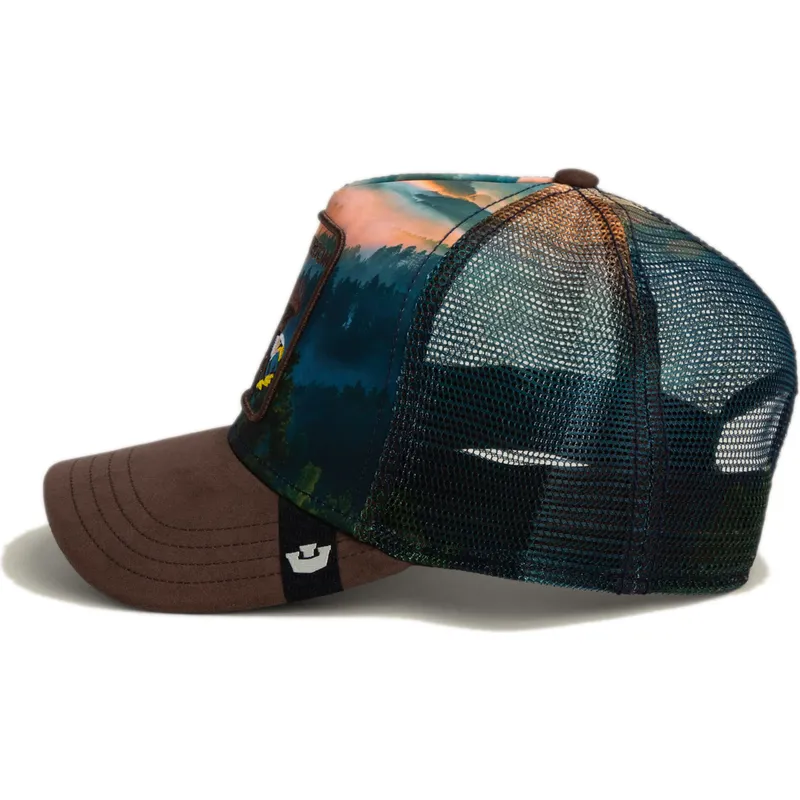 mehrfarbige-trucker-kappe-adler-freedom-eagle-in-the-element-the-farm-von-goorin-bros