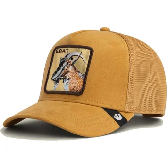 Casquette trucker marron chèvre Golden Goat Metallic The Farm Goorin Bros.