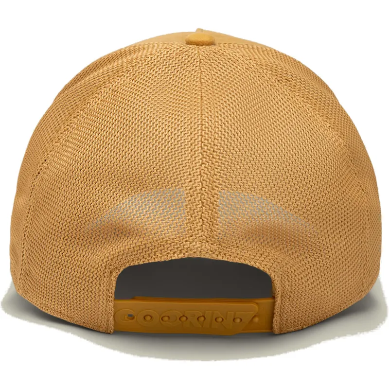 trucker-cap-braun-ziege-golden-goat-metallic-the-farm-von-goorin-bros