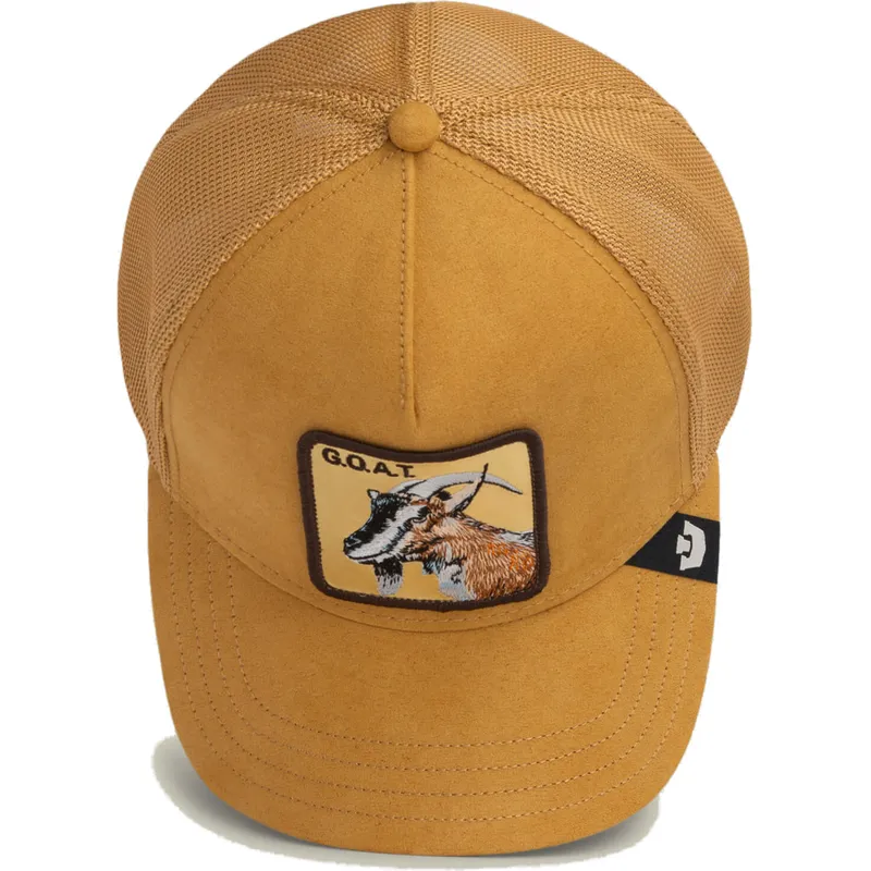 trucker-cap-braun-ziege-golden-goat-metallic-the-farm-von-goorin-bros