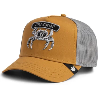 Mützen gebogen braun snapback Classic Rocker Crackin' The Farm Goorin Bros.