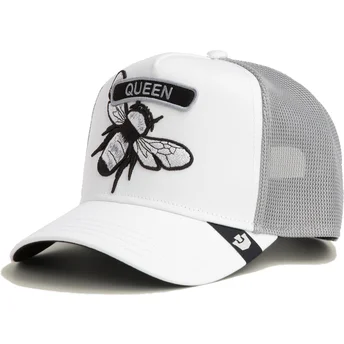 Casquette trucker blanche abeille Classic Rocker Queen The Farm Goorin Bros.