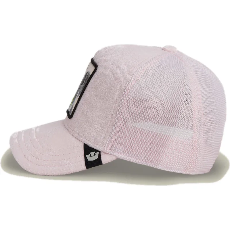 trucker-kappe-rosa-koala-dope-terry-cloth-the-farm-von-goorin-bros