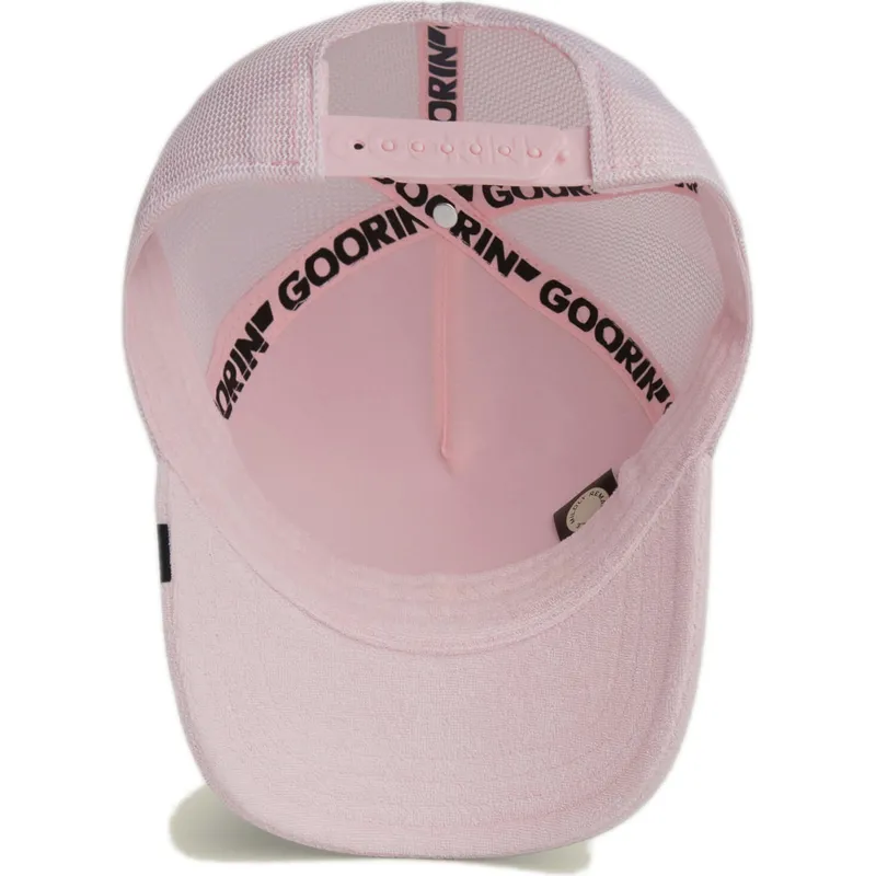 trucker-kappe-rosa-koala-dope-terry-cloth-the-farm-von-goorin-bros