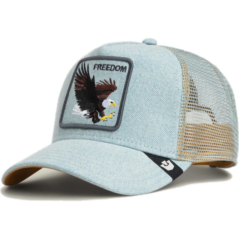casquette-trucker-bleue-aigle-denim-eagle-the-farm-goorin-bros