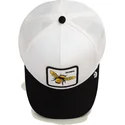 casquette-trucker-blanche-et-noire-abeille-queen-microsuede-bee-the-farm-goorin-bros