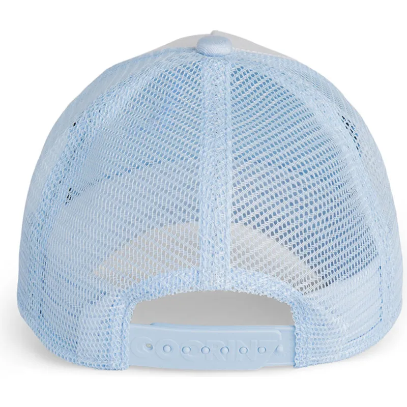 hellblaue-trucker-kappe-fur-jungen-waschbar-rascal-raccoon-mini-the-farm-von-goorin-bros