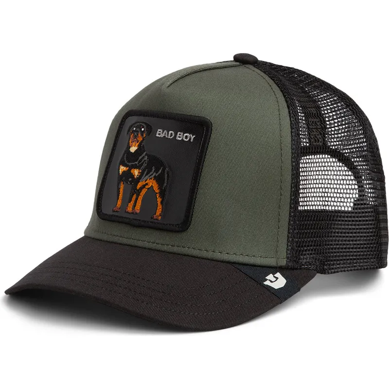 trucker-cap-grun-und-schwarz-rottweiler-bad-boy-the-farm-von-goorin-bros trucker-cap-grun-und-schwarz-rottweiler-bad-boy-the-farm-von-goorin-bros