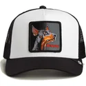 trucker-cap-schwarz-dobermann-hund-beware-the-farm-von-goorin-bros