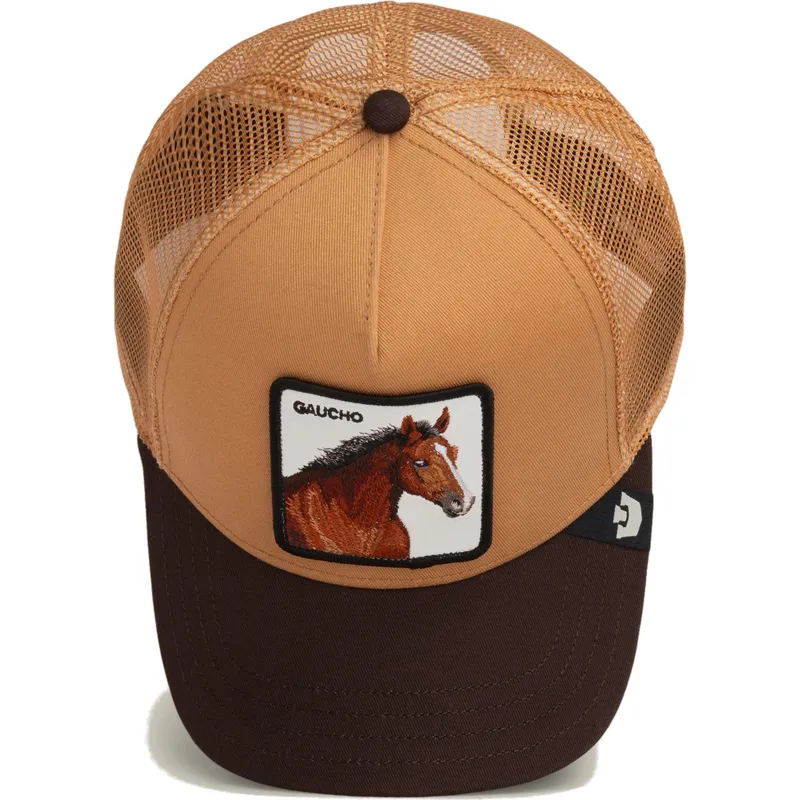 braune-trucker-kappe-pferd-gaucho-the-farm-von-goorin-bros