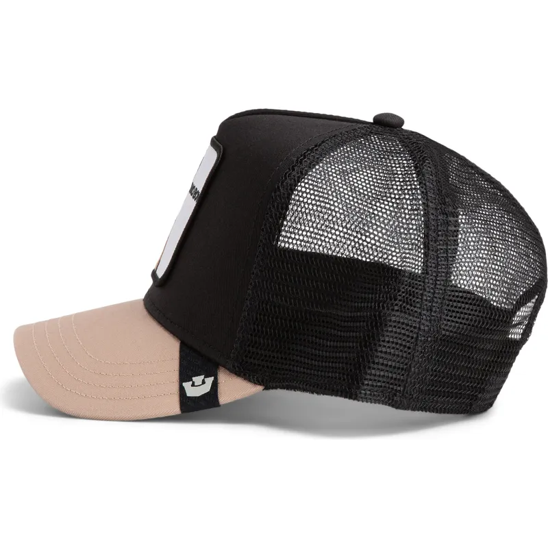 casquette-trucker-noire-et-beige-chien-berger-allemand-the-bad-boy-the-farm-goorin-bros