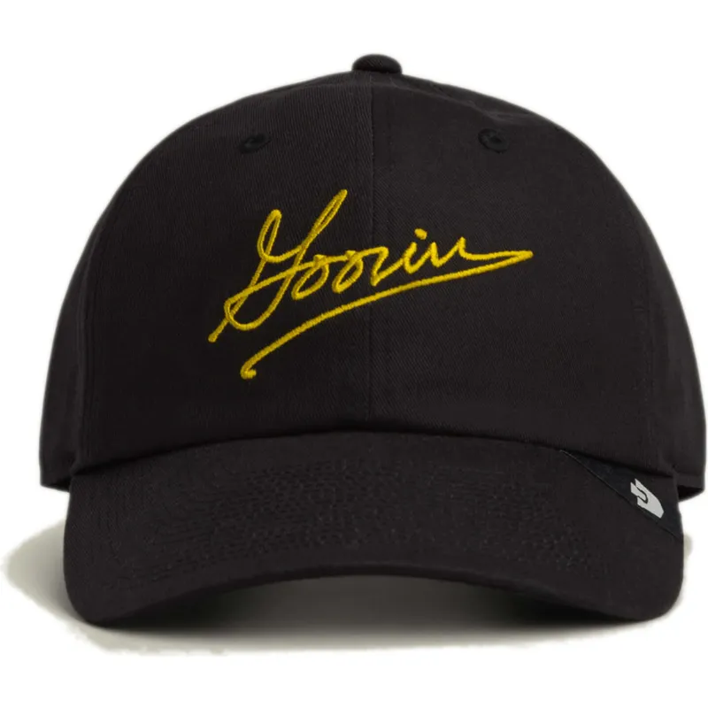 schwarze-verstellbare-curved-cap-script-papa-von-goorin-bros schwarze-verstellbare-curved-cap-script-papa-von-goorin-bros