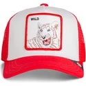 casquette-trucker-blanche-et-rouge-pour-enfant-tigre-rush-wild-the-farm-goorin-bros