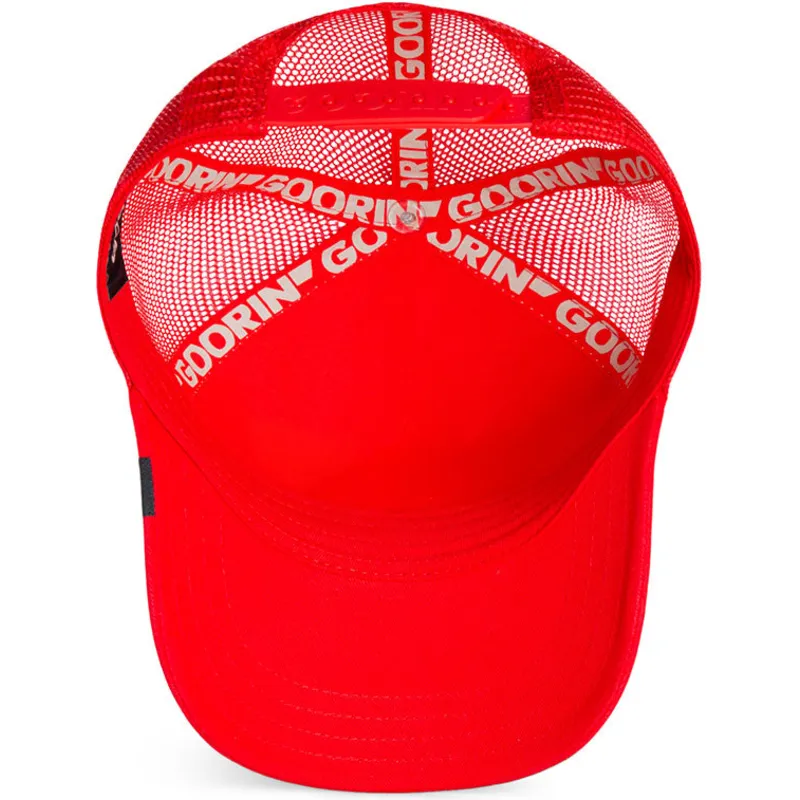 trucker-cap-weiss-und-rot-fur-jungen-tiger-rush-wild-the-farm-von-goorin-bros