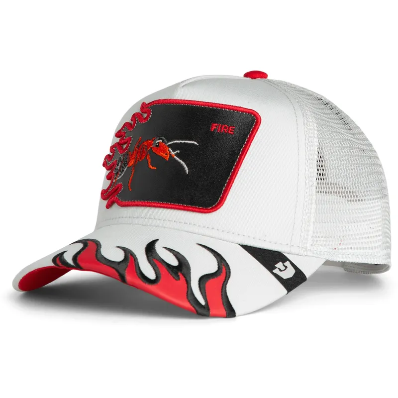 weisse-trucker-kappe-ameise-fire-flames-the-farm-von-goorin-bros