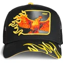 casquette-trucker-noire-phenix-heat-flames-the-farm-goorin-bros
