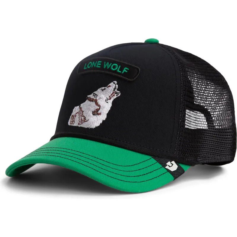 trucker-cap-grun-wolf-pop-rocker-lone-wolf-the-farm-von-goorin-bros