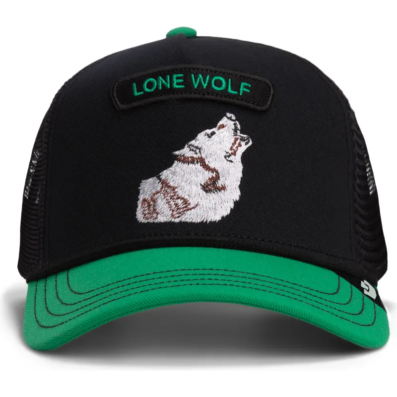 trucker-cap-grun-wolf-pop-rocker-lone-wolf-the-farm-von-goorin-bros