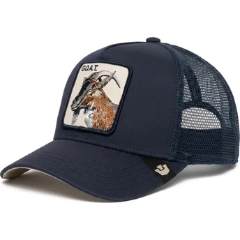 Mützen gebogen marineblau snapback Edge Goat The Farm Goorin Bros.
