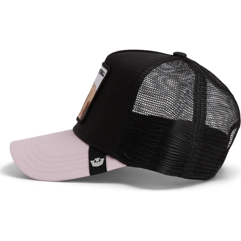 casquette-trucker-noire-whisper-the-pitbull-the-farm-goorin-bros